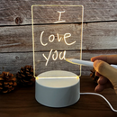 Lámpara Creativa de Mensajes - Pizarra Iluminada