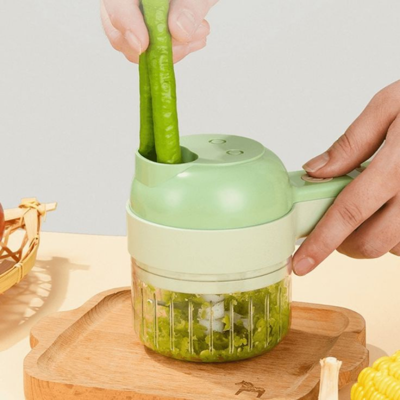 Master Crusher© - Procesador y Triturador de Alimentos Multifuncional 4 en 1