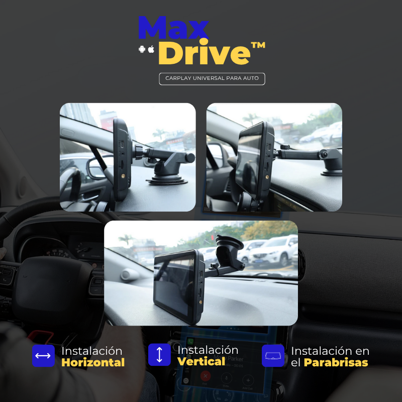 Estéreo Universal con CarPlay/Android Auto - MaxDrive™