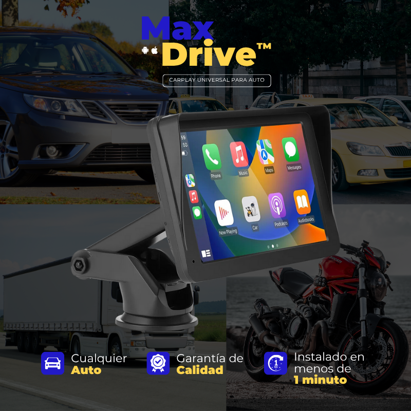 Estéreo Universal con CarPlay/Android Auto - MaxDrive™